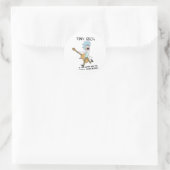 Tiny Rick Classic Ronde Sticker (Tas)