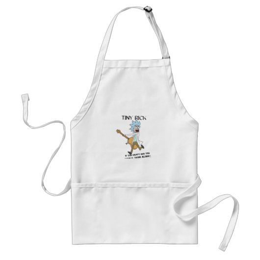 Tiny Rick Classic Standaard Schort (Voorkant)