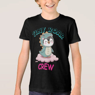 Tiny Roar Crew Dino Penguin T-shirt – Schattige Ka