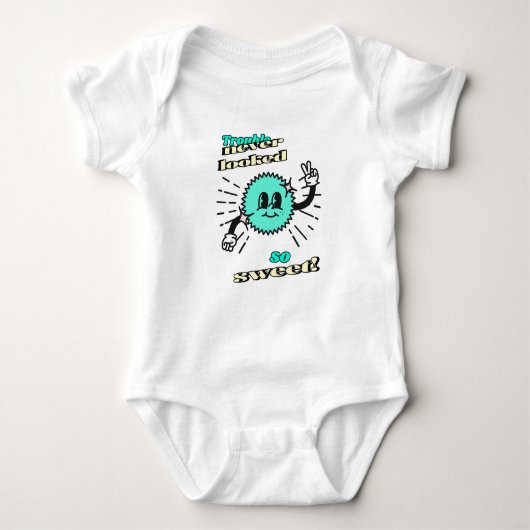 Tiny Roar, grote persoonlijkheid Baby Bodysuit (Voorkant)