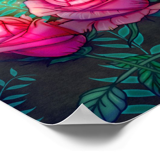 Tiny Roos Fairy Fantasy Art van Molly Harrison Poster (Hoek)