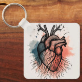 Tiny Roots: Hart & Boom Sleutelhanger (Voorkant)