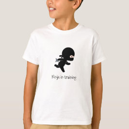 Tiny Running Ninja in opleiding Tri-Blend Shirt