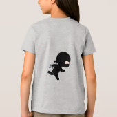 Tiny Running Ninja in opleiding Tri-Blend Shirt (Achterkant)