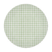 Tiny Sage and White Gingham Snijplank (Voorkant)