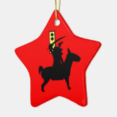 Tiny Samurai Keramisch Ornament (Links)