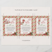 Tiny Santa and Elf Letters DIY (Voorkant)