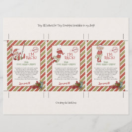 Tiny Santa and Elf Letters DIY