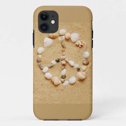 Tiny Seashell Peace Sign Case-Mate iPhone Case (Achterkant)