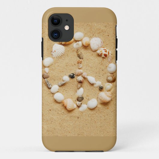 Tiny Seashell Peace Sign Case-Mate iPhone Case (Achterkant)