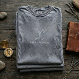 Tiny Seed Groei Citaat SVG Unisex Grafische T-shir T-shirt