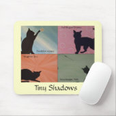 Tiny Shadows Cat Mousepad - YELLOW Muismat (Met muis)