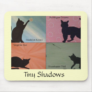 Tiny Shadows Cat Mousepad - YELLOW Muismat