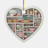 Tiny Shelves: Baker Edition graphic print Baking Keramisch Ornament (Achterkant)