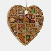 Tiny Shelves: Christmas Food edition 2D print Xmas Keramisch Ornament (Rechts)