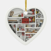 Tiny Shelves: DIY Tools - 2D print Tool Shelf Keramisch Ornament (Voorkant)