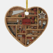 Tiny Shelves: DIY Tools - 2D print Tool Shelf Keramisch Ornament (Voorkant)