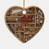 Tiny Shelves: DIY Tools - 2D print Tool Shelf Keramisch Ornament (Achterkant)