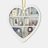 Tiny Shelves Dog Lover edition 2D print Dogs Theme Keramisch Ornament (Links)