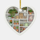 Tiny Shelves: Gardener edition (graphic print) Keramisch Ornament (Voorkant)