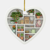 Tiny Shelves: Gardener edition (graphic print) Keramisch Ornament (Achterkant)