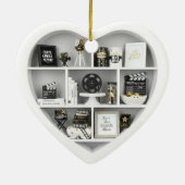 Tiny Shelves Movie Film Fan edition 2Dprint Heart Keramisch Ornament (Achterkant)