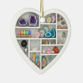 Tiny Shelves Rock Collector 2Dprint Rocks Crystals Keramisch Ornament (Rechts)