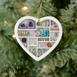 Tiny Shelves Rock Collector 2Dprint Rocks Crystals Keramisch Ornament