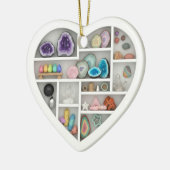 Tiny Shelves Rock Collector 2Dprint Rocks Crystals Keramisch Ornament (Links)