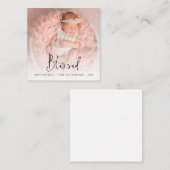 TINY SIZE | Blessed Photo Script Name Year Holiday Notitiekaartje (Voorkant / Achterkant)