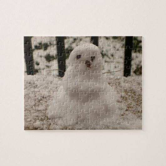 Tiny Snowman Puzzle Legpuzzel (Horizontaal)