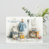 Tiny Songbird - 1e verjaardag meisje Kaart