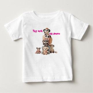 "Tiny Soul, Big Dreams" Teddybeer T-Shirt voor Peu