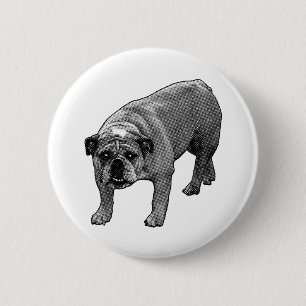 Tiny Spark Bulldog Pin Ronde Button 5,7 Cm