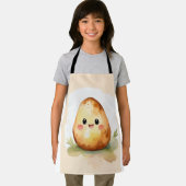 Tiny Spud Charm: Baby Potato Icon Schort (Insitu)