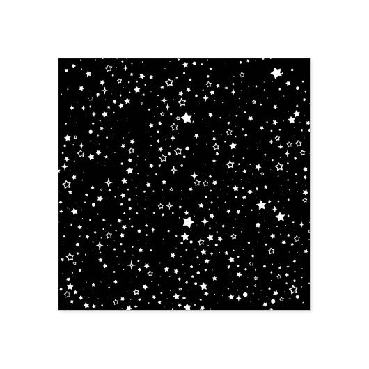 Tiny Stars Space Rubberstempel (Afrduk)