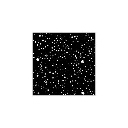 Tiny Stars Space Rubberstempel (Afrduk)