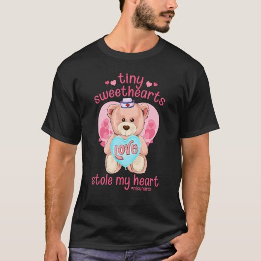 Tiny Sweethearts Stole My Heart Valentines Day NIC T-shirt (Voorkant)