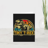 Tiny T-rex T Rex Dinosaur Tiny T-rex Family Matchi Kaart (Voorkant)