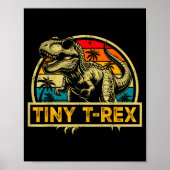 Tiny T-rex T Rex Dinosaur Tiny T-rex Family Matchi Poster (Voorkant)