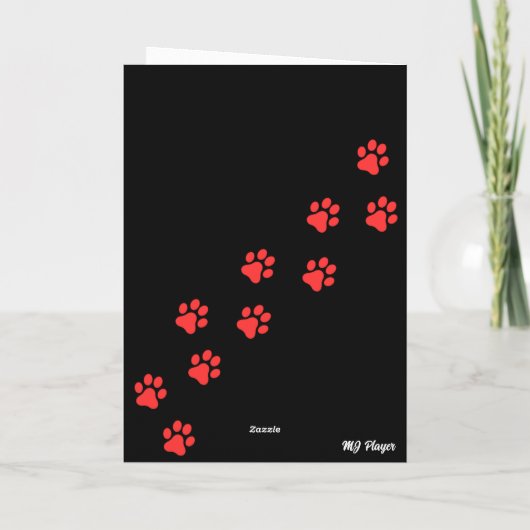 Tiny Tabby Kaart (Achterkant)