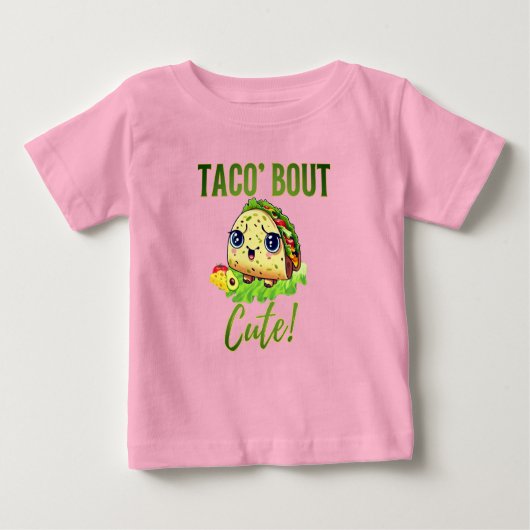 Tiny Taco Talk: 'Taco 'Over Schattige' T-shirt (Voorkant)