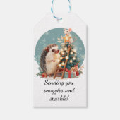 Tiny Tails & Twinkle Lights Cadeaulabel (Voorkant)