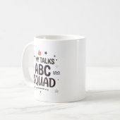 Tiny Talks ABC-team Leraar Leven Koffiemok (Voorkant links)