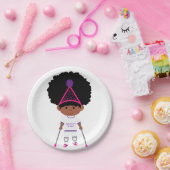 Tiny Tamara TT7" Rond Witboek Bord (Feest)