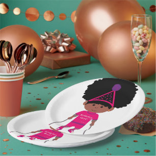 Tiny Tamara TT Pink Happy Birthday Collectie Papieren Bordje