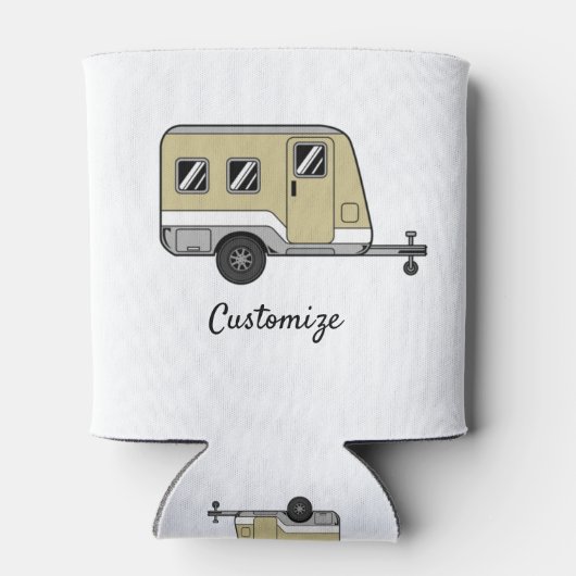 Tiny Tan Caravan Camper Thunder_Cove Blikjeskoeler (Achterkant)