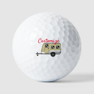 Tiny Tan Caravan Camper Thunder_Cove Golfballen