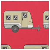 Tiny Tan Caravan Camper Thunder_Cove Stof (Close Up)