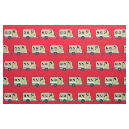 Tiny Tan Caravan Camper Thunder_Cove Stof (Fat Quarter)